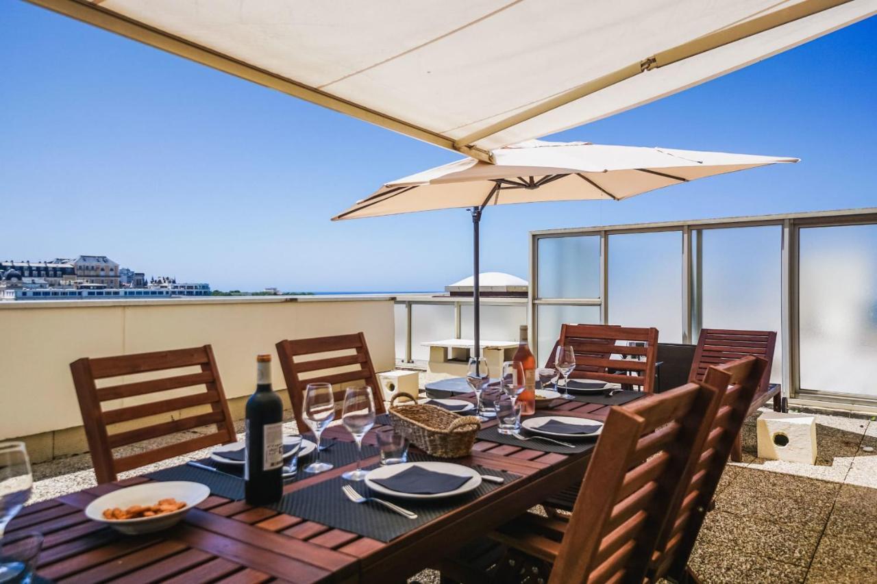 Cleo Keyweek Apartment With Terrace Sea Views Swimming Pool Biarritz Exterior foto