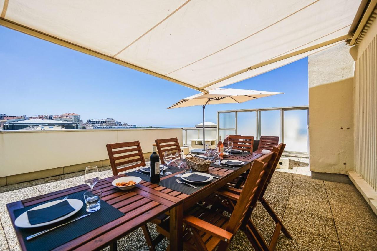 Cleo Keyweek Apartment With Terrace Sea Views Swimming Pool Biarritz Exterior foto